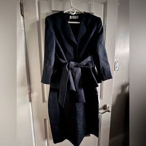 NEW TAHARI ASL Navy Blue Skirt Suit